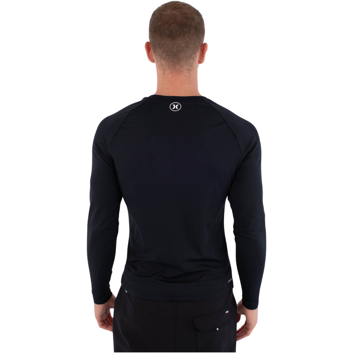 2026 Hurley Heren Slim Fit Icon Circle Long Sleeve Lycra Vest MLEU00008 - Black